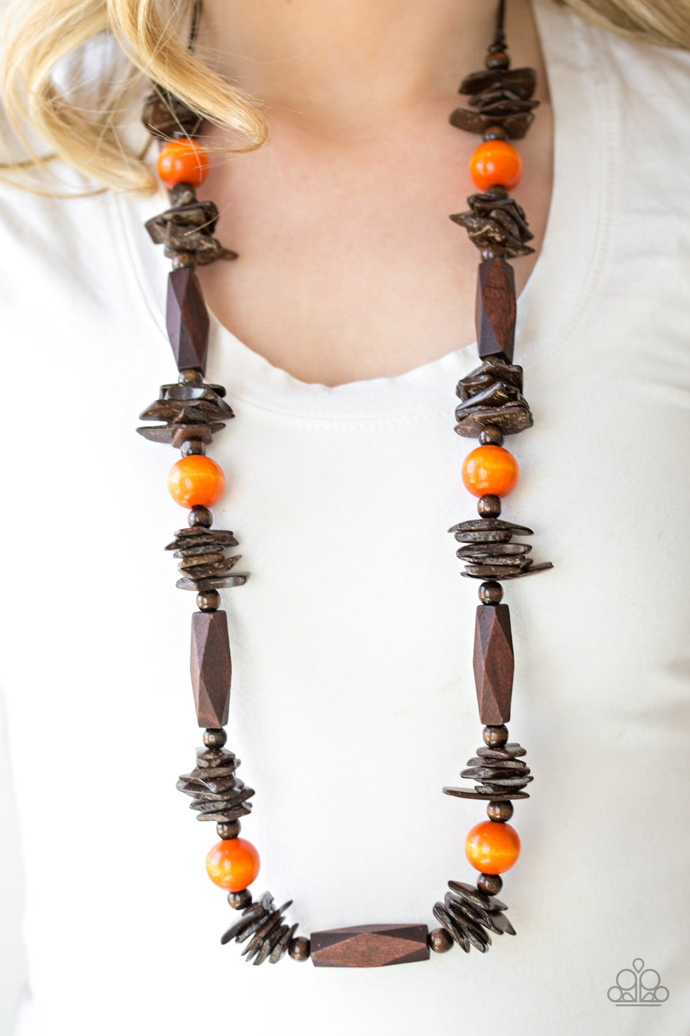 Cozumel Coast - Orange necklace