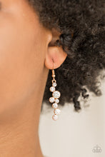 Load image into Gallery viewer, Paparazzi Milky Way Magnificence - Gold earring
