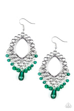 Load image into Gallery viewer, Just Say NOIR - Green earrings
