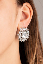 Load image into Gallery viewer, Serious Star Power - White earrings
