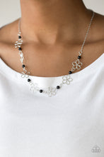 Load image into Gallery viewer, Always Abloom - Black necklace
