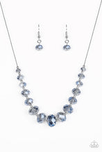 Load image into Gallery viewer, Crystal Carriages - Blue necklace
