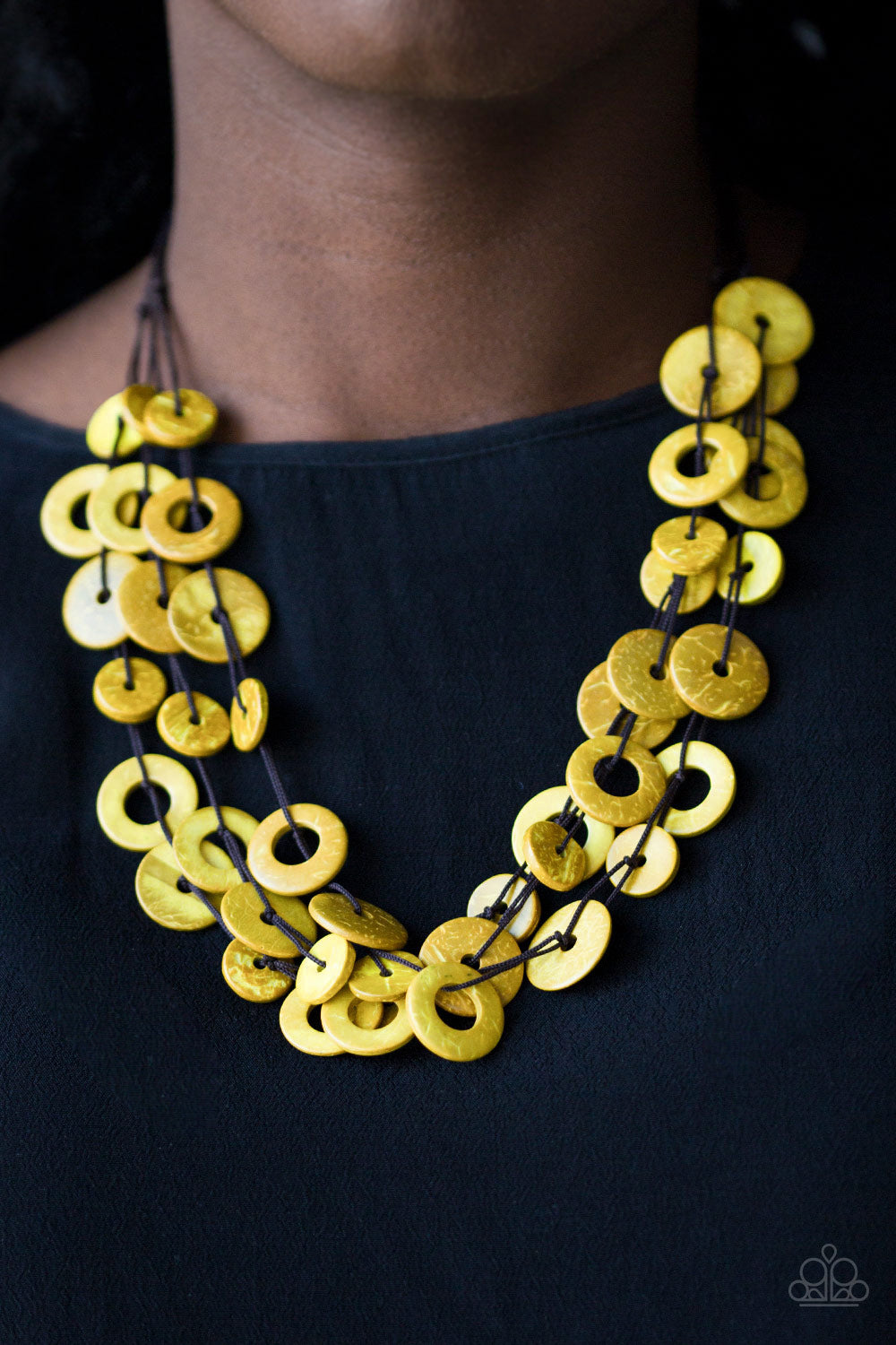 Wonderfully Walla Walla - Yellow necklace