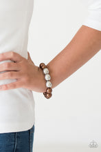 Load image into Gallery viewer, All Dressed Uptown - Brown bracelet
