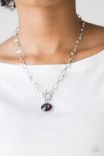 Load image into Gallery viewer, She Sparkles On - Purple necklace
