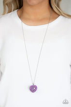 Load image into Gallery viewer, Love is All Around - Purple necklace
