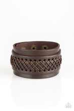 Load image into Gallery viewer, Outlaw and Order - Brown bracelet
