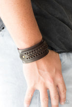 Load image into Gallery viewer, Outlaw and Order - Brown bracelet
