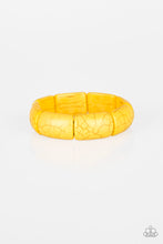 Load image into Gallery viewer, Peace Out - Yellow bracelet
