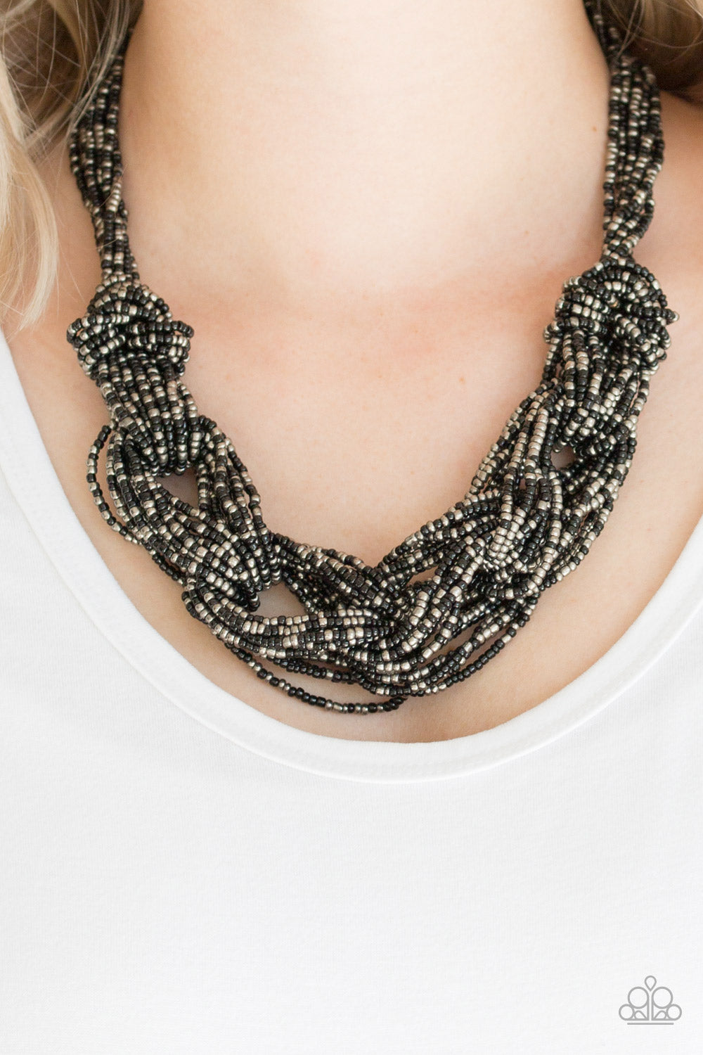 City Catwalk - Black necklace