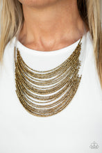 Load image into Gallery viewer, Catwalk Queen - Brass necklace
