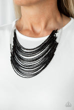 Load image into Gallery viewer, Catwalk Queen - Black necklace
