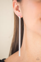 Load image into Gallery viewer, Paparazzi Head to Toe Dazzle - Silver earrings
