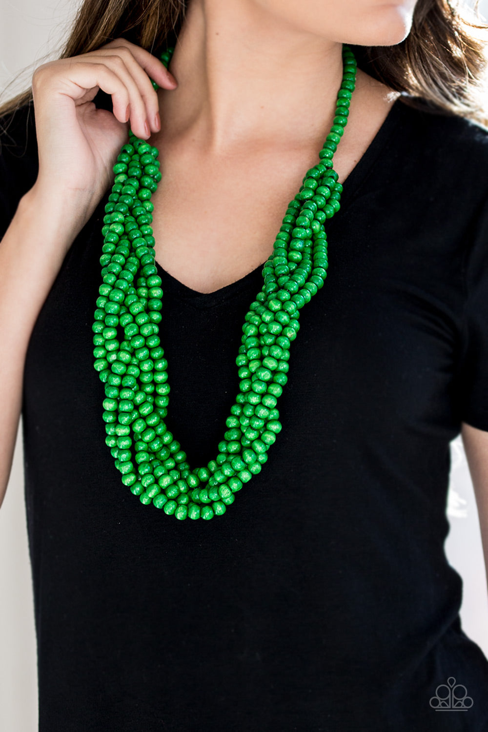 Tahiti Tropic - Green necklace