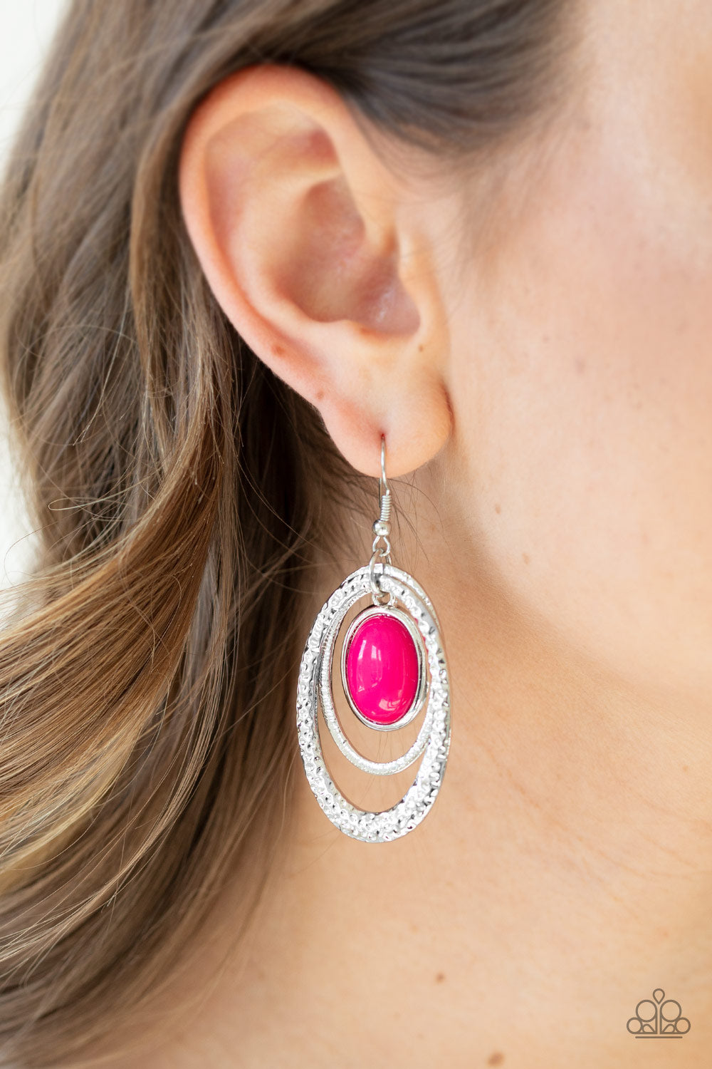 Seaside Spinster - Pink earrings