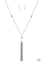 Load image into Gallery viewer, Tassel Takeover - Blue necklace
