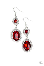 Load image into Gallery viewer, Let it BEDAZZLE - Red earrings
