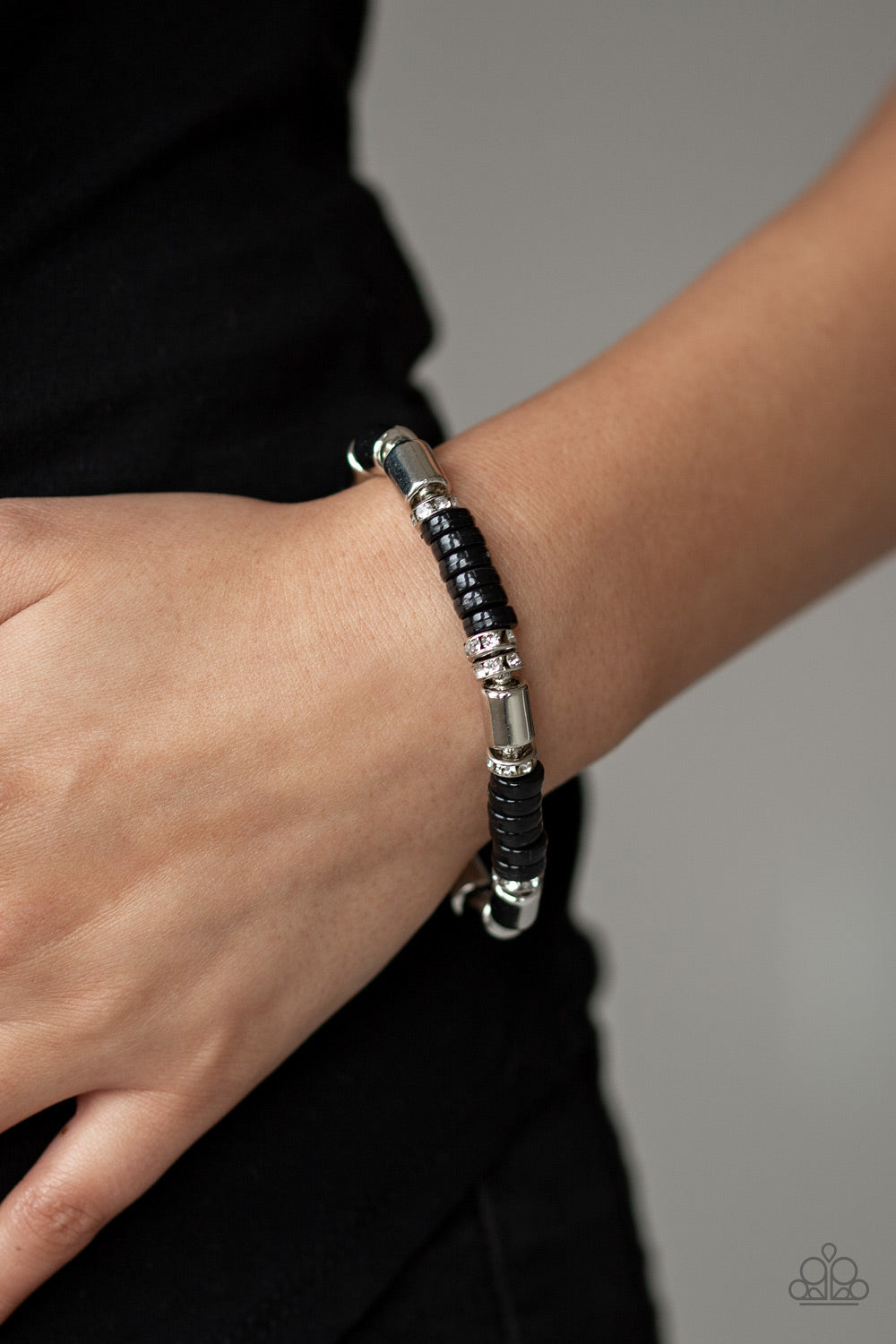 Whimsical Wanderer - Black bracelet