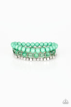 Load image into Gallery viewer, Globetrotter Glam - Green bracelet
