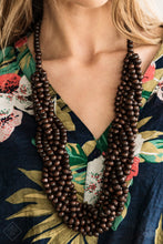 Load image into Gallery viewer, Tahiti Tropic - Brown necklace
