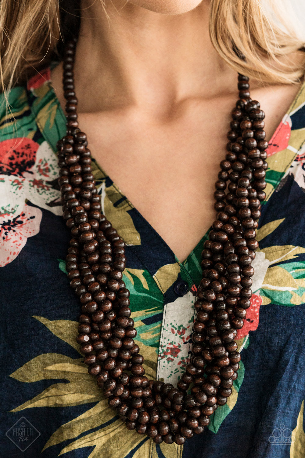 Tahiti Tropic - Brown necklace