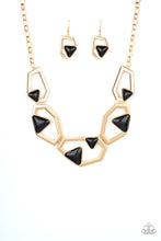 Load image into Gallery viewer, GEO-ing, GEO-ing, Gone - Gold necklace
