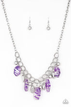 Load image into Gallery viewer, Chroma Drama - Purple necklace
