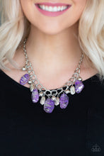 Load image into Gallery viewer, Chroma Drama - Purple necklace
