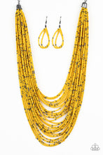 Load image into Gallery viewer, Rio Rainforest - Yellow necklace
