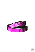 Load image into Gallery viewer, Under the SEQUINS - Purple bracelet
