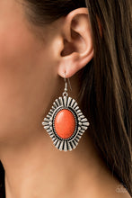 Load image into Gallery viewer, Easy As PIONEER - Orange earring
