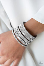 Load image into Gallery viewer, All Hustle and Hairspray - Silver bracelet
