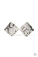 Load image into Gallery viewer, Making HISS-tory - White earrings
