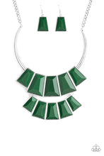 Load image into Gallery viewer, Lions, Tigress, and Bears - Green necklace
