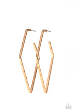 Load image into Gallery viewer, Geo Grunge - Gold earrings
