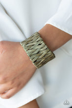 Load image into Gallery viewer, Take It or WEAVE It - Brass bracelet
