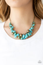 Load image into Gallery viewer, Full Out Fringe - Blue necklace
