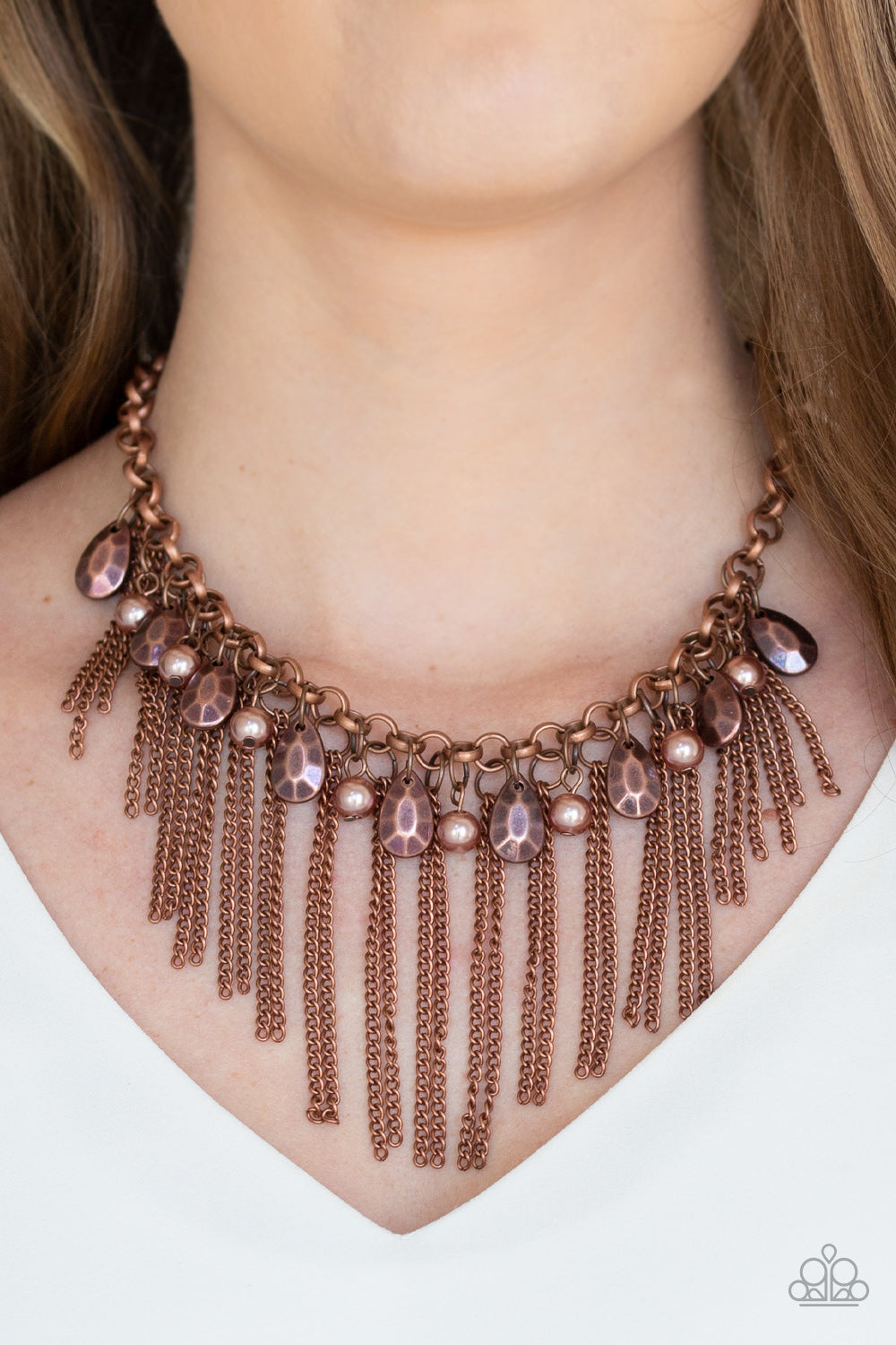 Industrial Intensity - Copper necklace