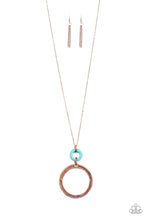 Load image into Gallery viewer, Optical Illusion - Copper necklace
