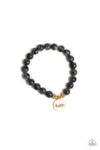 Load image into Gallery viewer, Faith it, Till You Make It - Black bracelet
