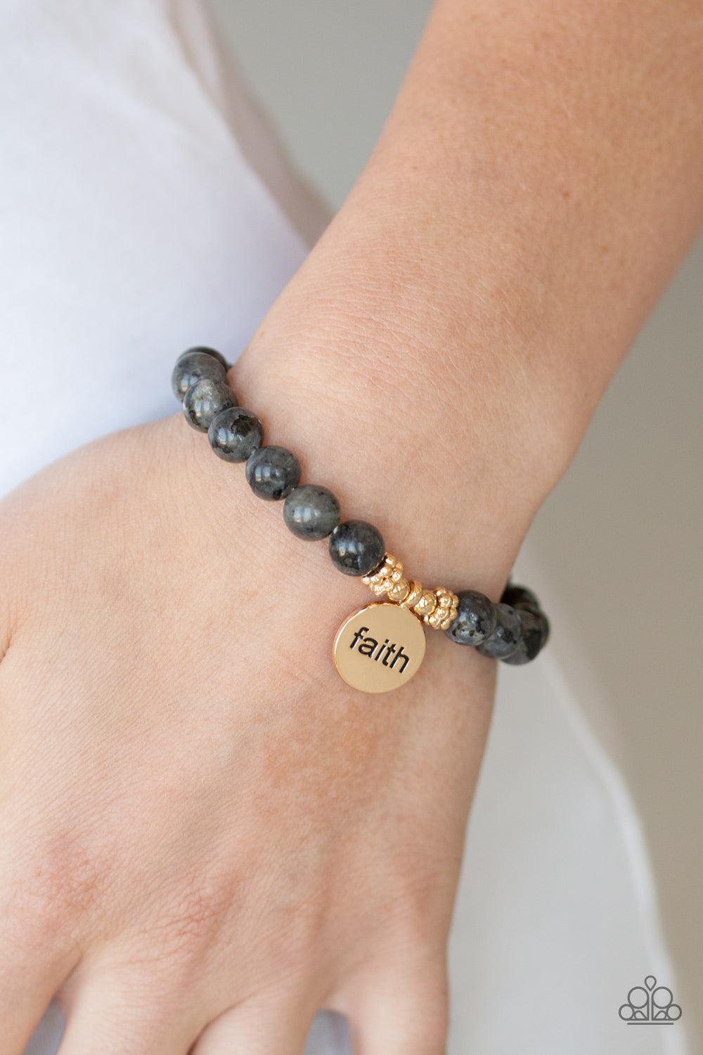 Faith it, Till You Make It - Black bracelet