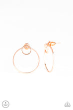 Load image into Gallery viewer, Spin Cycle - Rose gold earrings
