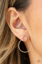 Load image into Gallery viewer, Spin Cycle - Rose gold earrings
