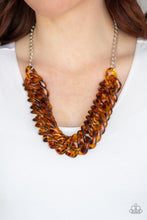 Load image into Gallery viewer, Comin in Haute - Brown necklace
