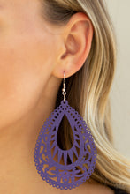 Load image into Gallery viewer, Zesty Zen - Purple earrings
