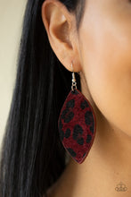 Load image into Gallery viewer, Grr-irl Power - Red earrings
