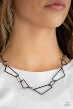 Load image into Gallery viewer, Shattering Records - Black necklace
