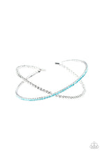 Load image into Gallery viewer, Chicly Crisscrossed - Blue bracelet
