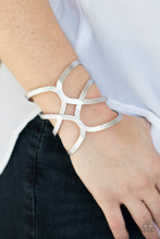 Load image into Gallery viewer, Crossing the Finish Line - Silver bracelet
