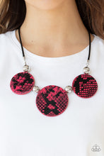 Load image into Gallery viewer, Viper Pit - Pink necklace
